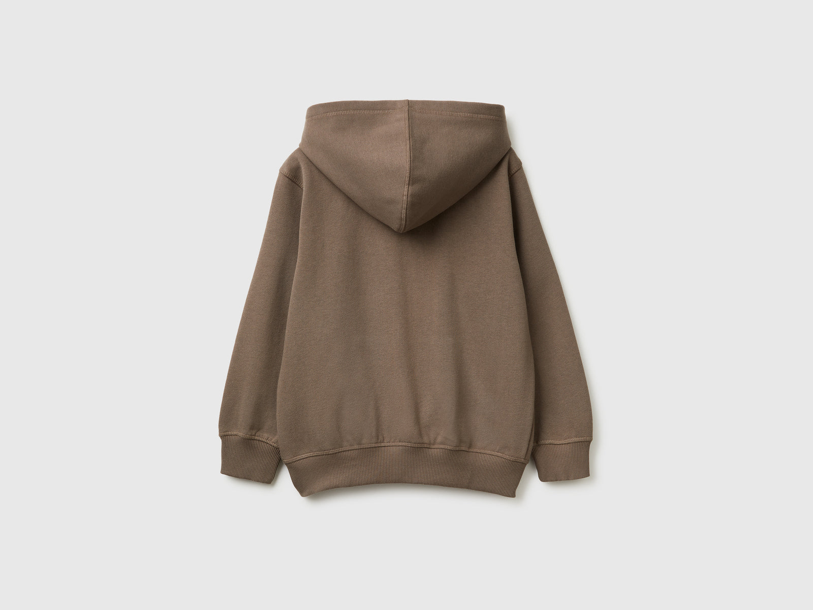 Calda felpa con cappuccio da bambino marrone 2 | Benetton Outlet