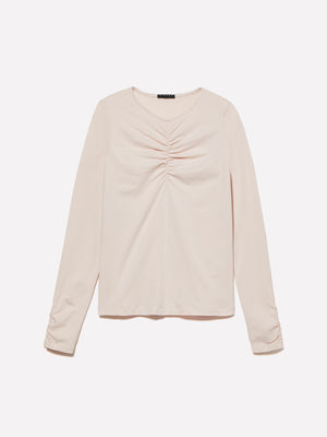 T-shirt con arriccio
