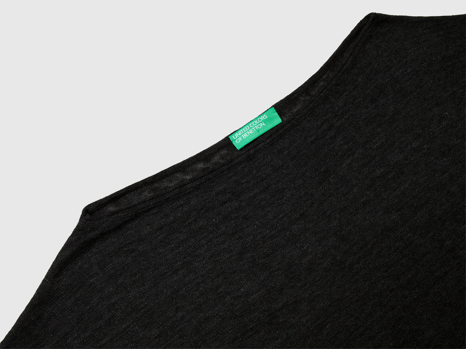 Maglia leggera con nodo da donna grigio scuro 3 | Benetton Outlet