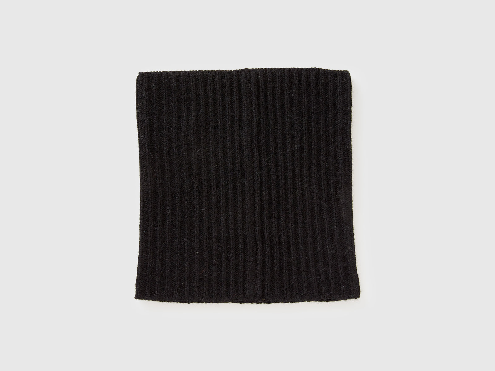 Scaldacollo in misto lana da donna nero 2 | Benetton Outlet