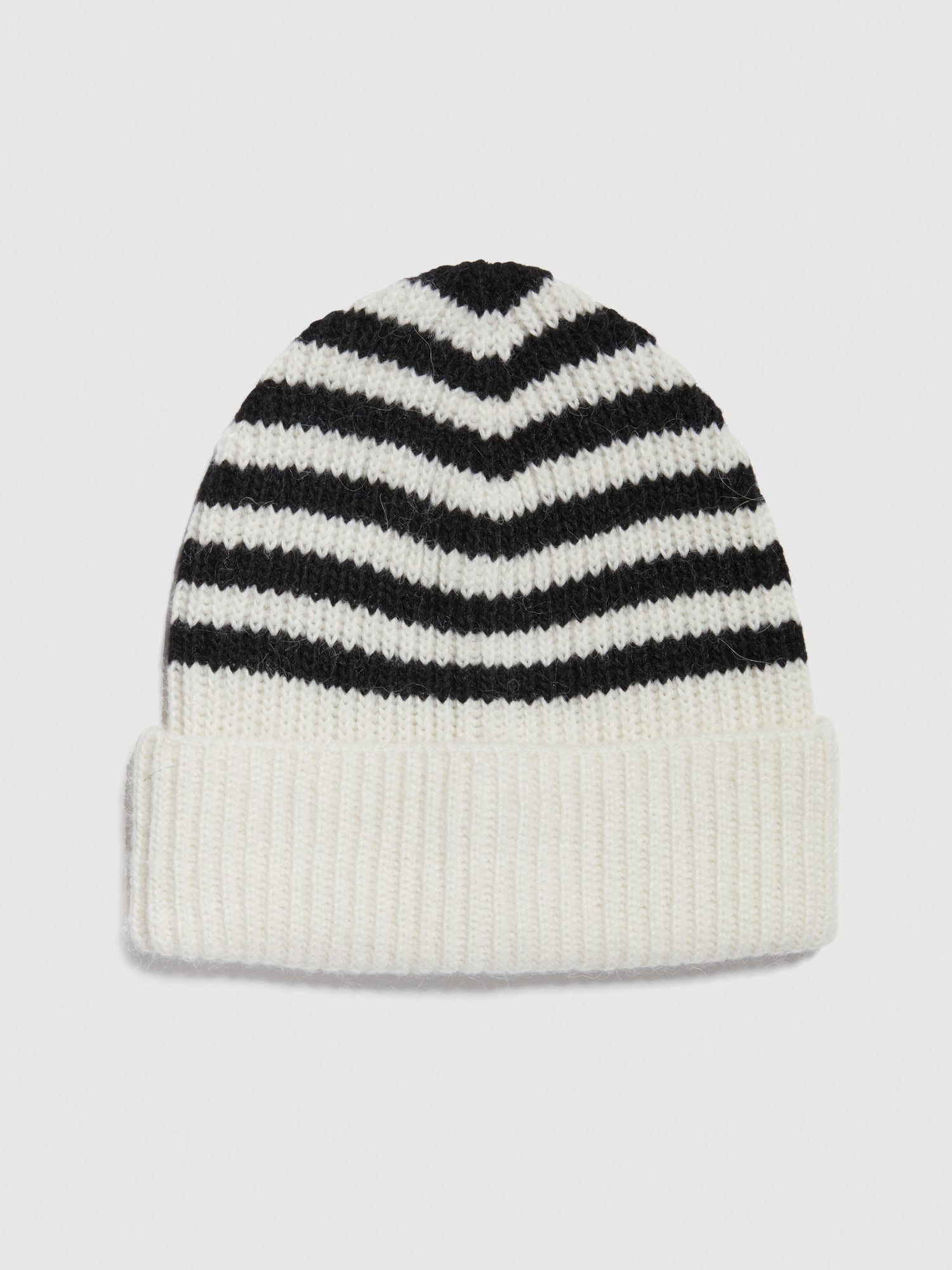 Berretto a righe da donna bianco | Sisley Outlet