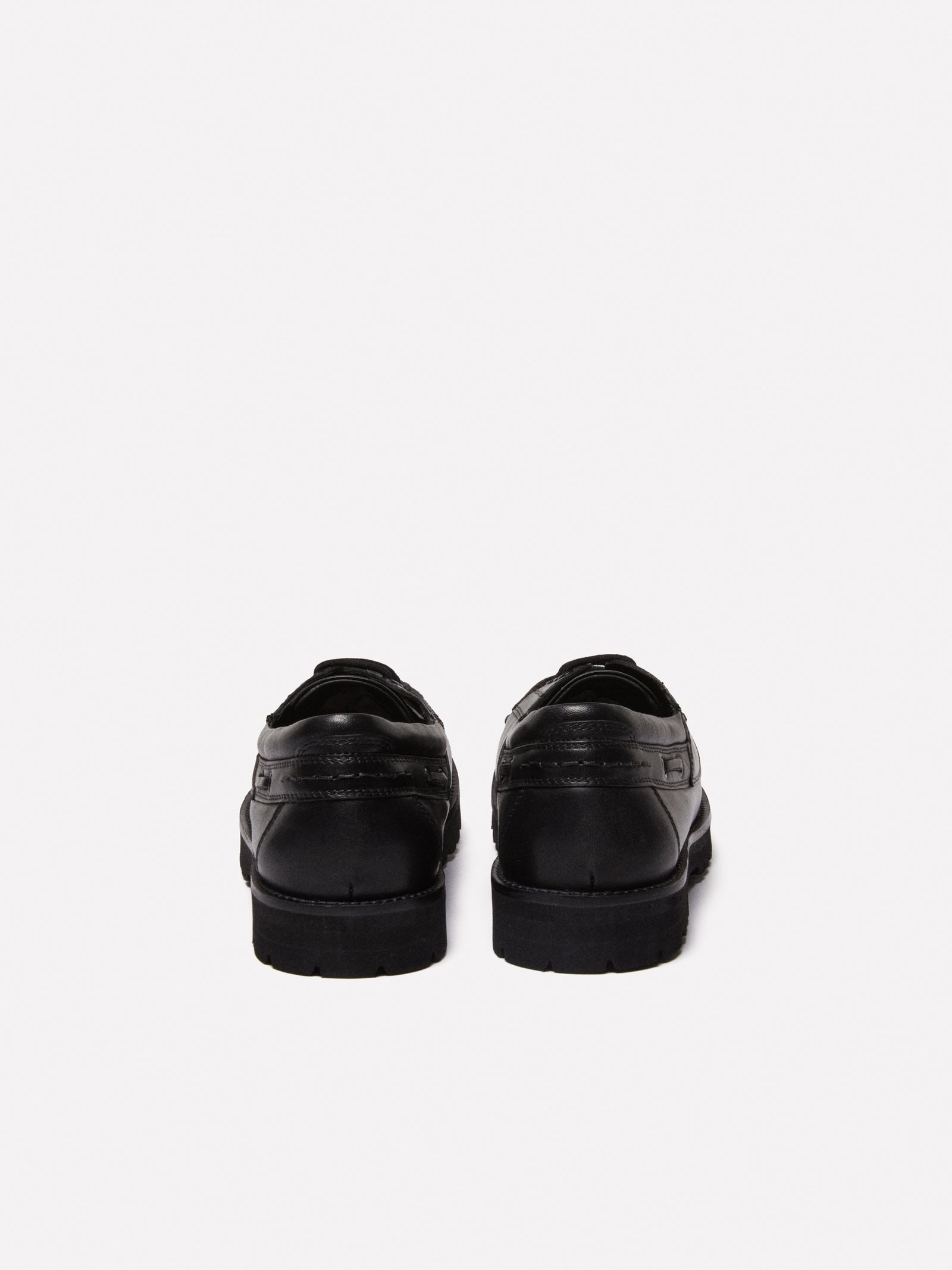 100% leather shoes da uomo nero 2 | Sisley Outlet