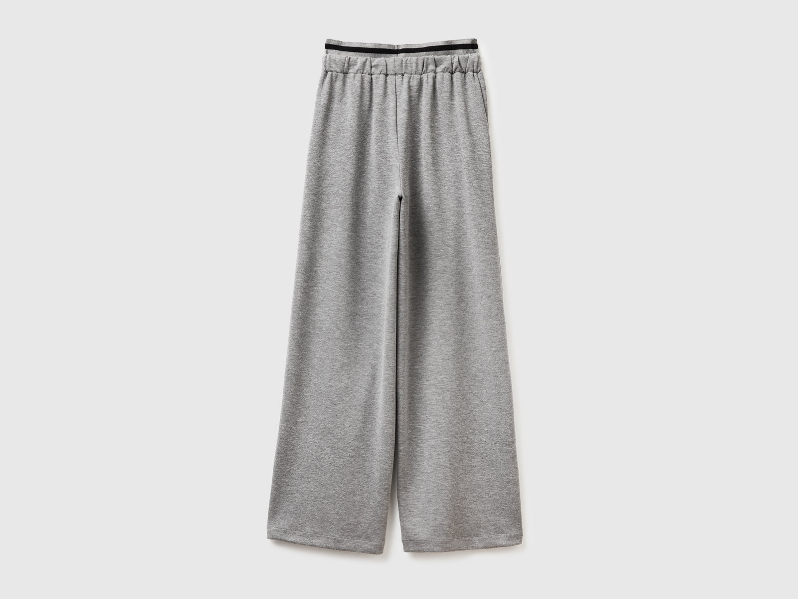 Pantaloni ampi in Modal stretch da donna grigio 2 | Benetton Outlet