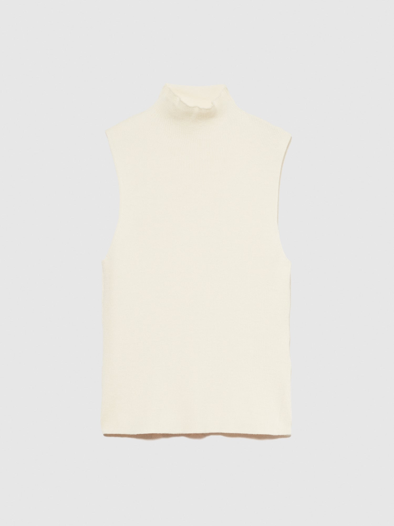 Top in maglia da donna bianco panna | Sisley Outlet