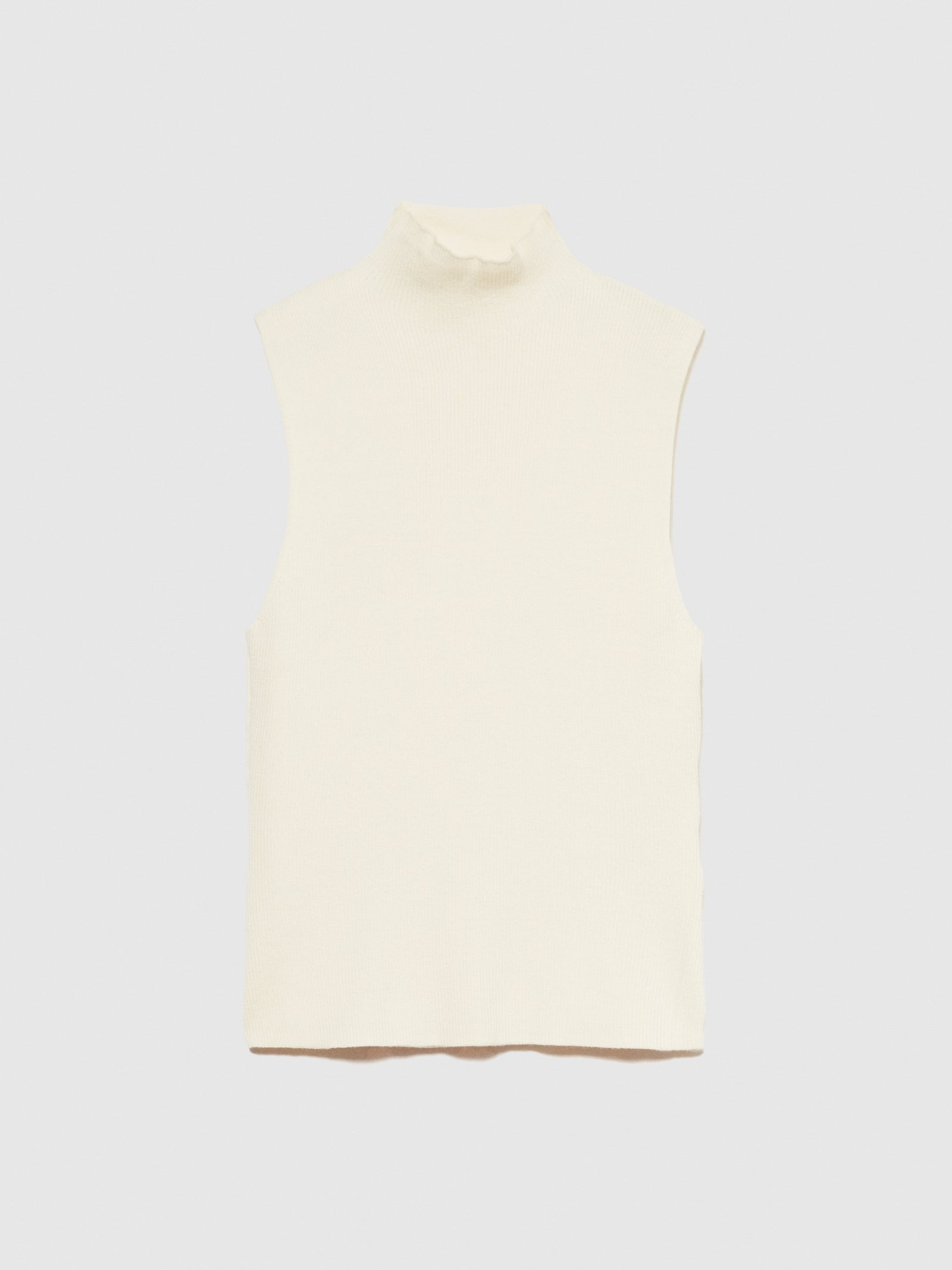 Top in maglia da donna bianco panna | Sisley Outlet