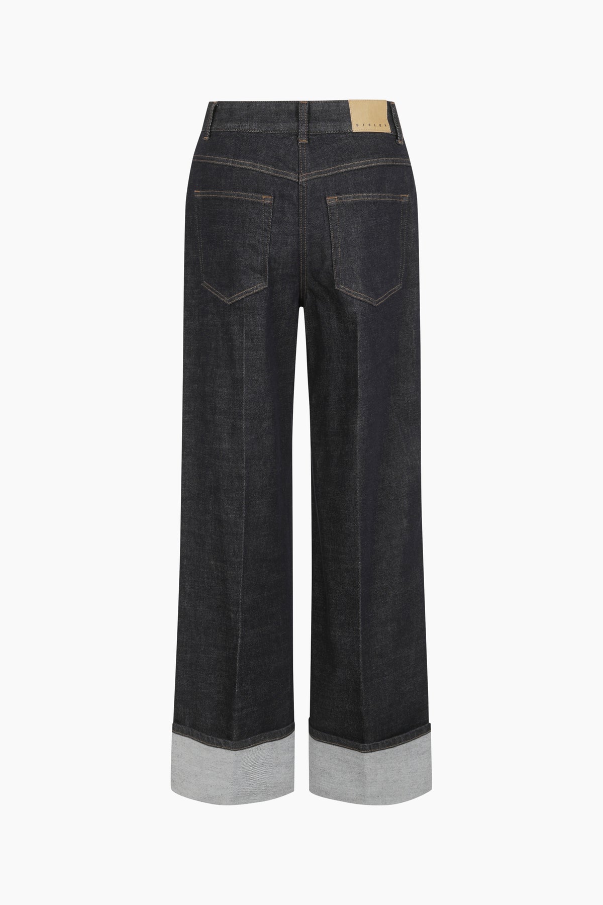 Jeans con risvolto