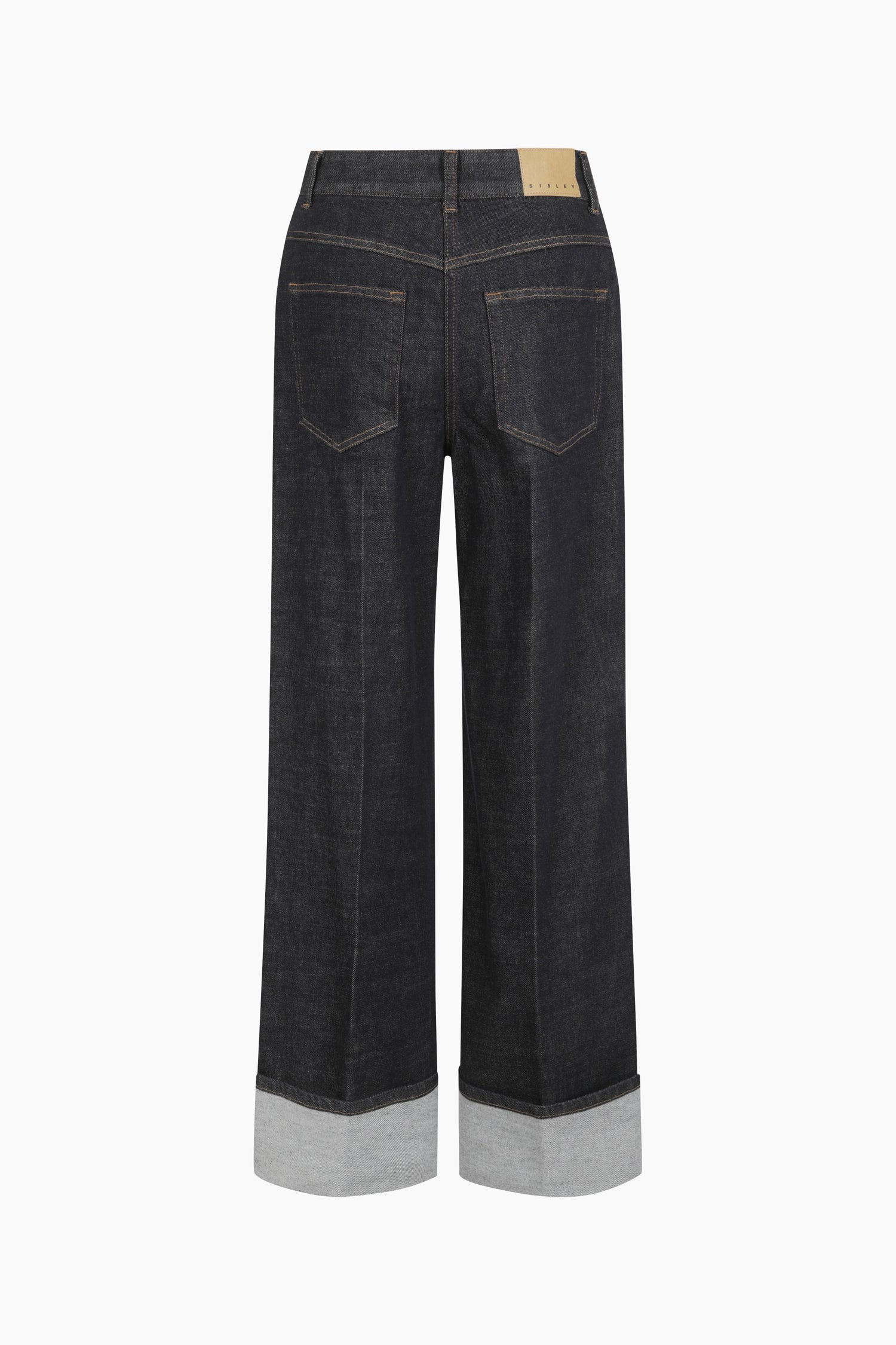 Jeans con risvolto da donna blu 2 | Sisley Outlet