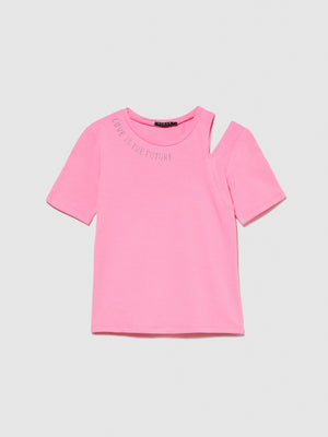 T-shirt con cut-out