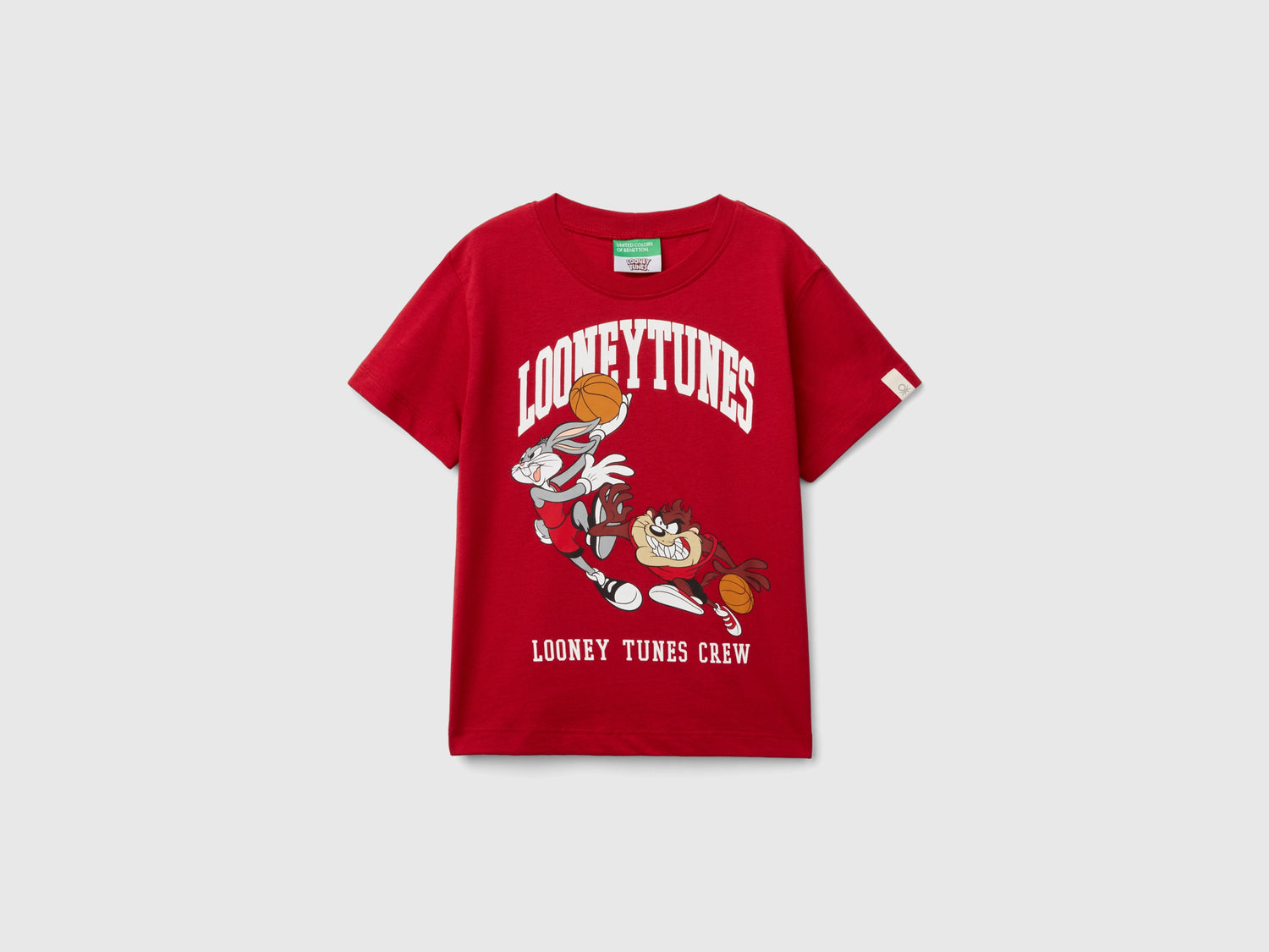T-shirt manica corta ©Looney Tunes da bimbo rosso | Benetton Outlet