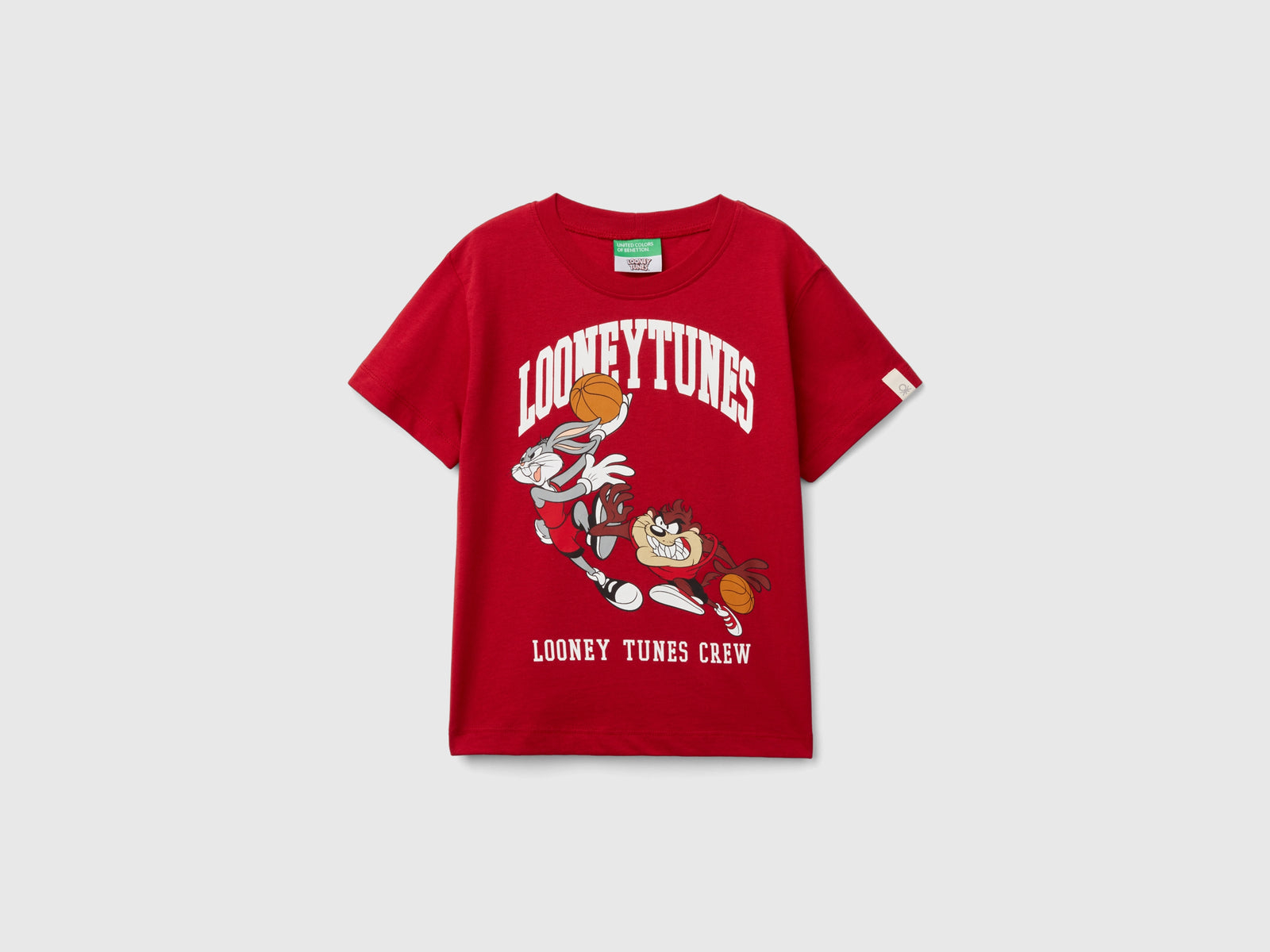 T-shirt manica corta ©Looney Tunes da bimbo rosso | Benetton Outlet