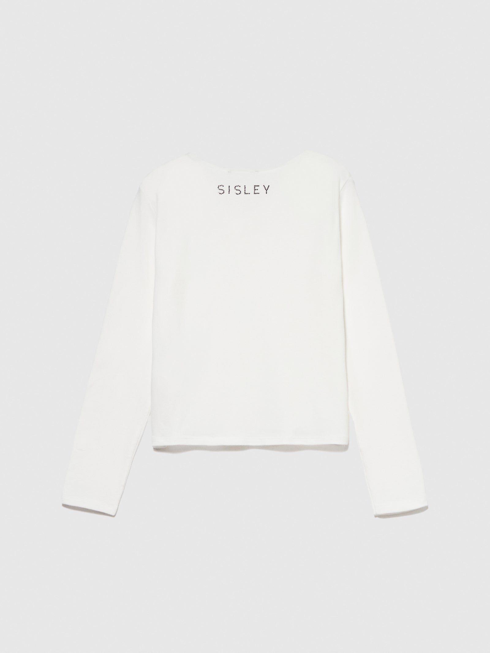 T-shirt con nodo da bambina bianco 2 | Sisley young Outlet