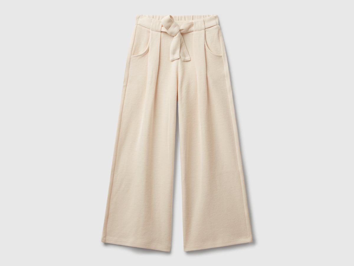 Pantaloni con fusciacca in caldo cotone