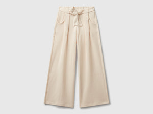 Pantaloni con fusciacca in caldo cotone