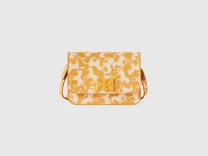 Be Bag giallo con stampa cavalli