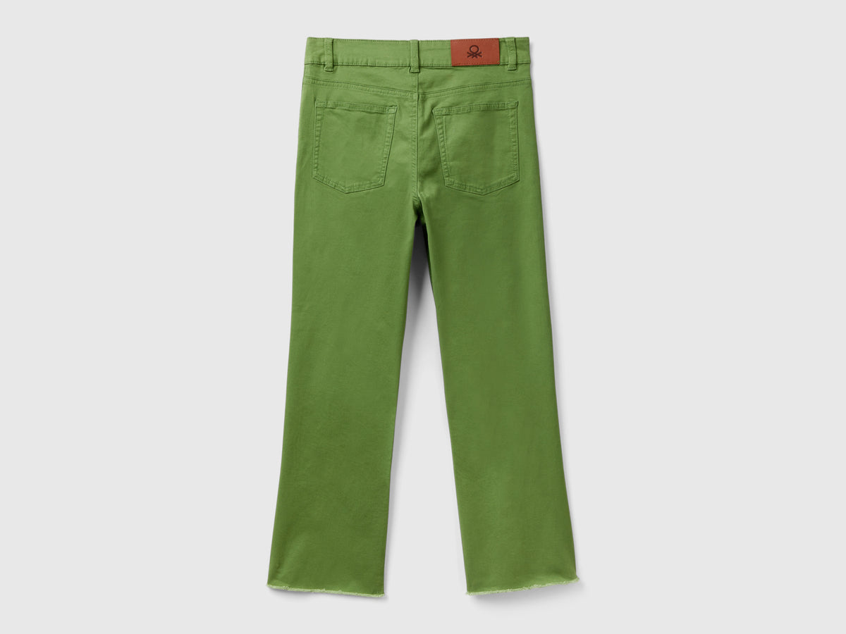 Pantaloni cropped cinque tasche