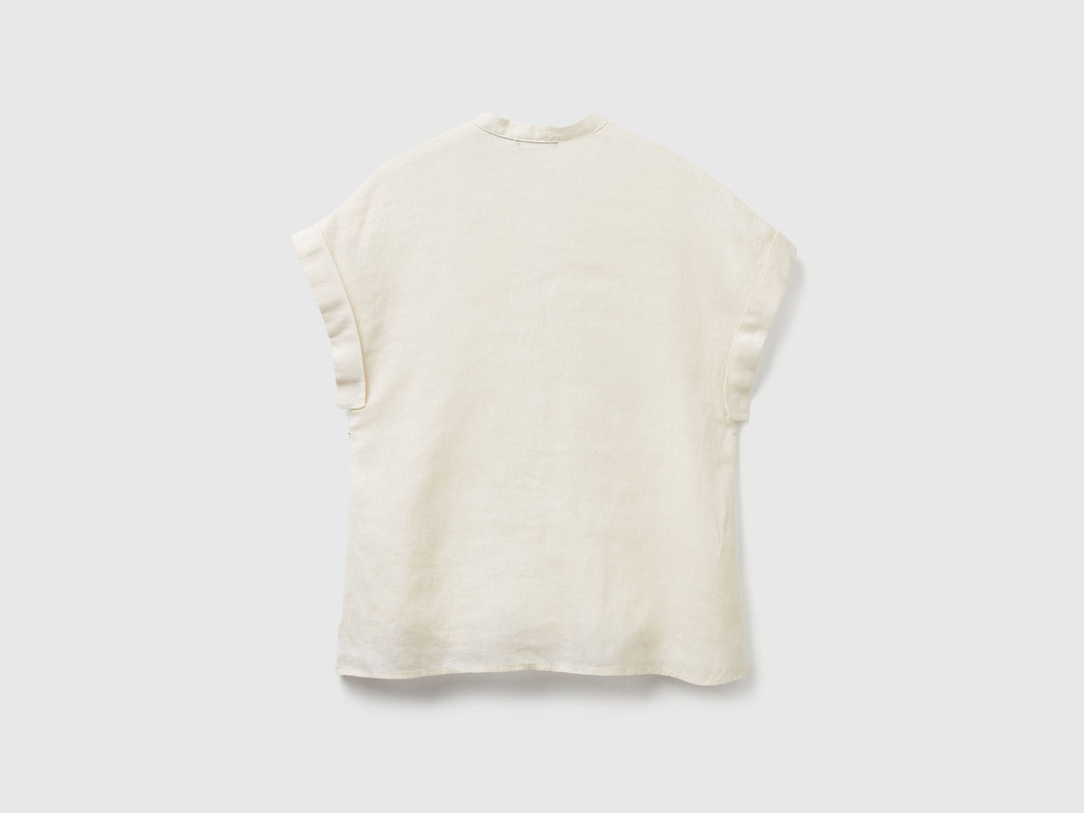 Blusa con scollo a V