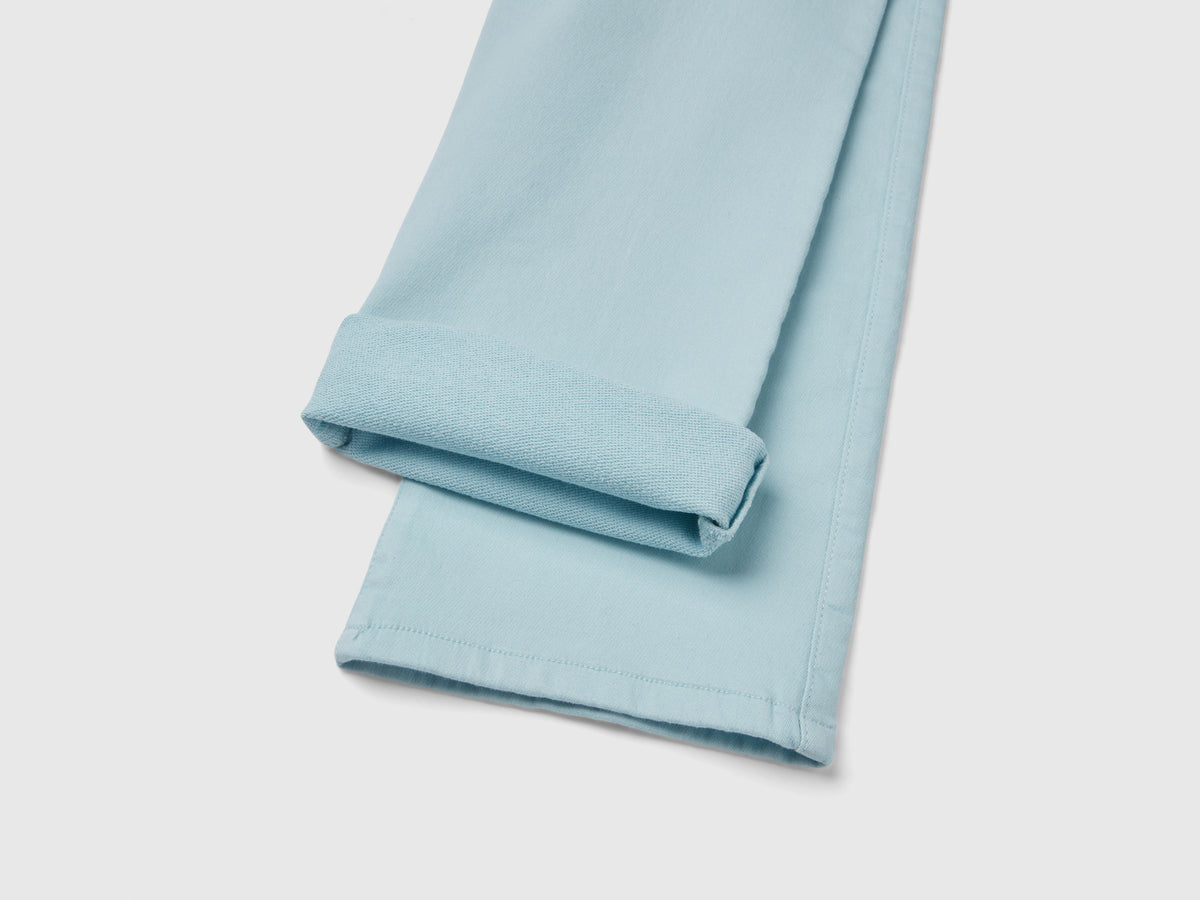 Pantaloni a zampa stretch