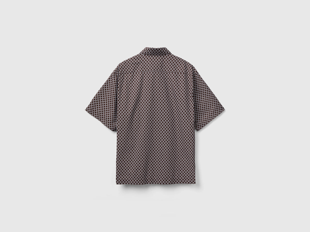 Camicia con motivo onde