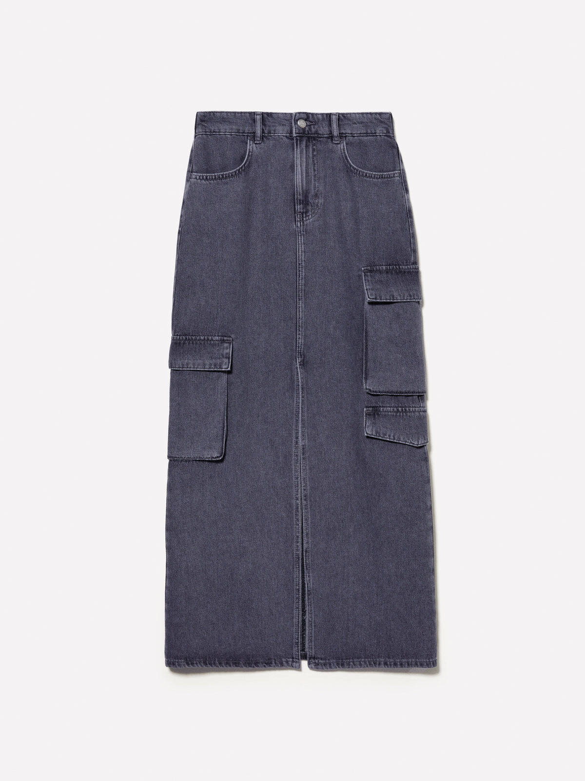 Gonna di jeans con spacco