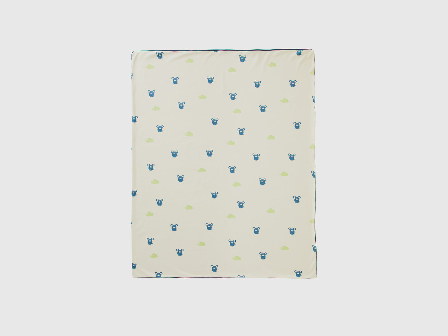 Copertina baby con stampa animaletti da neonato avio | Benetton Outlet
