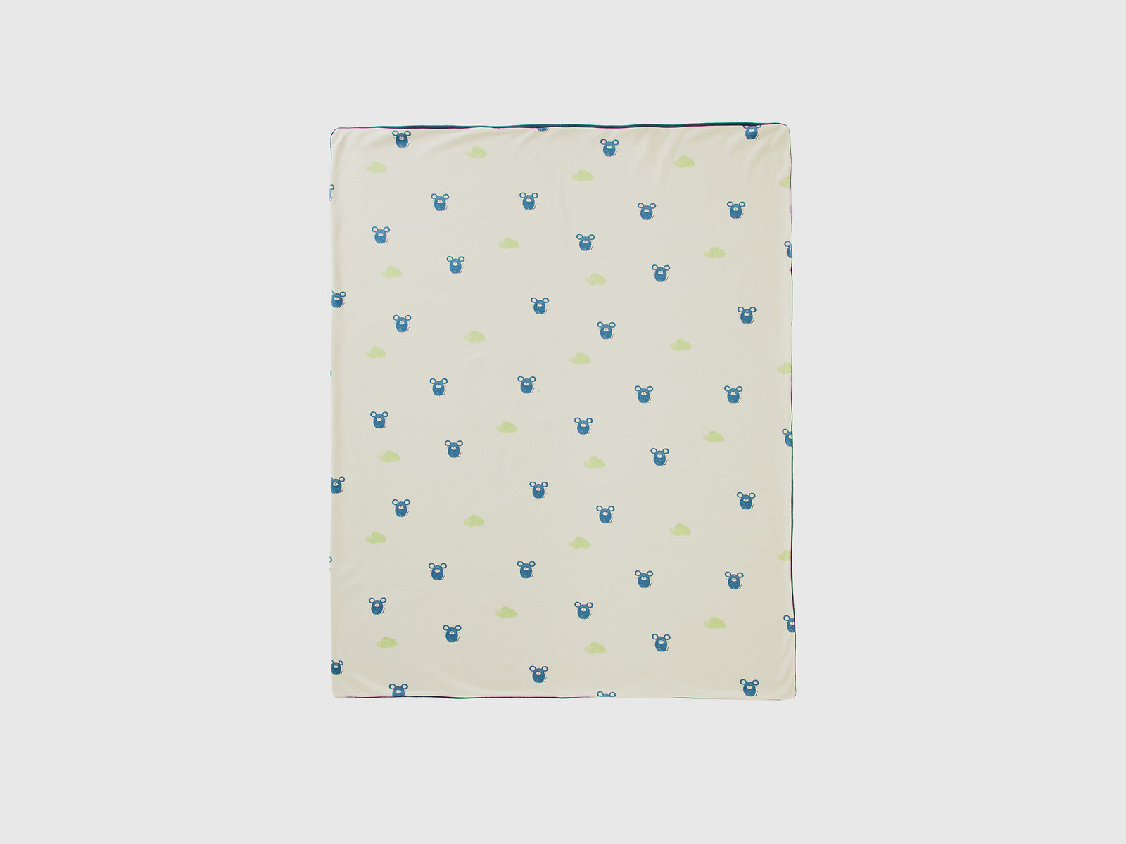 Copertina baby con stampa animaletti da neonato avio | Benetton Outlet