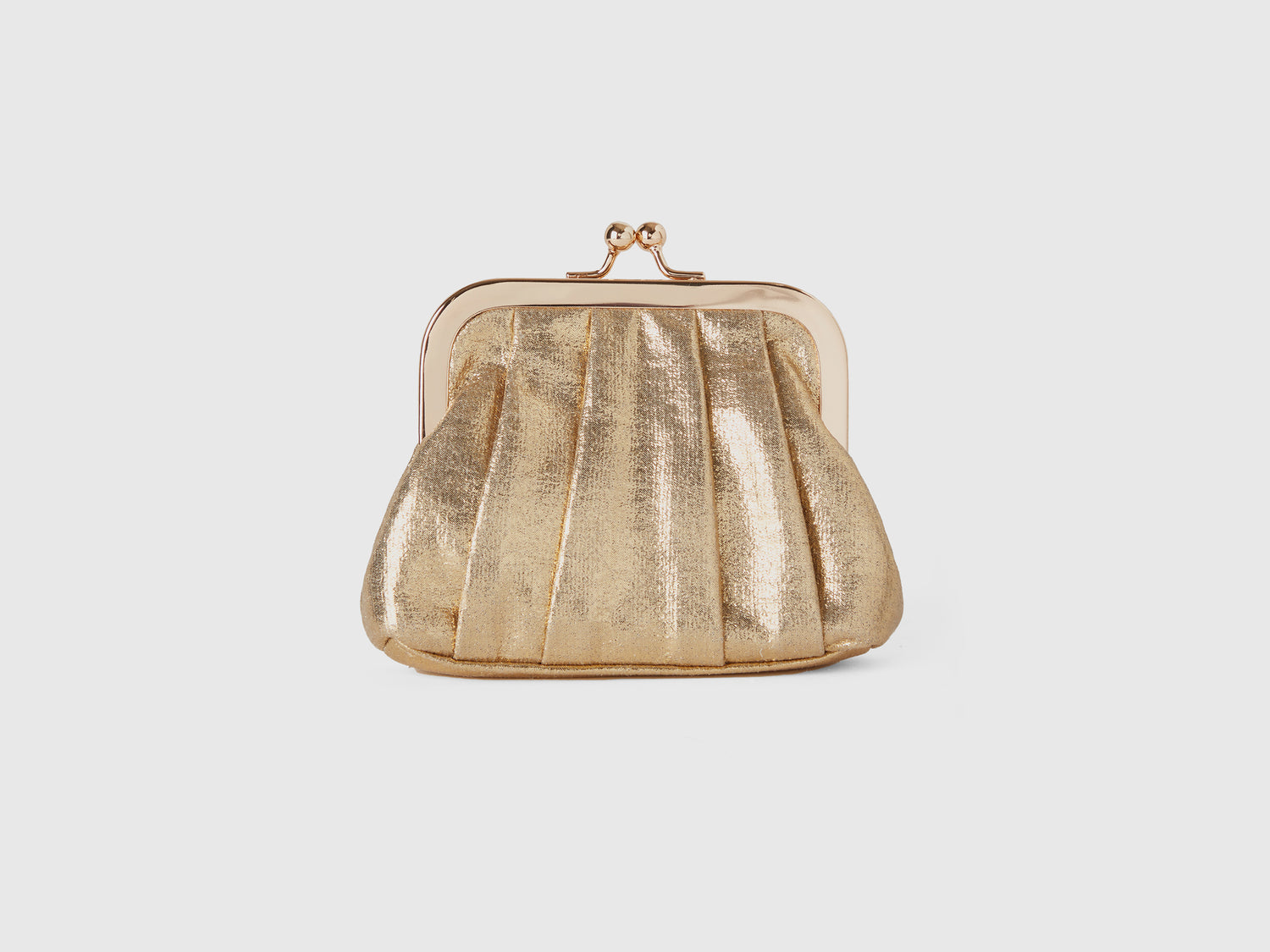 Borsa a tracolla con lurex da bambina oro | Benetton Outlet