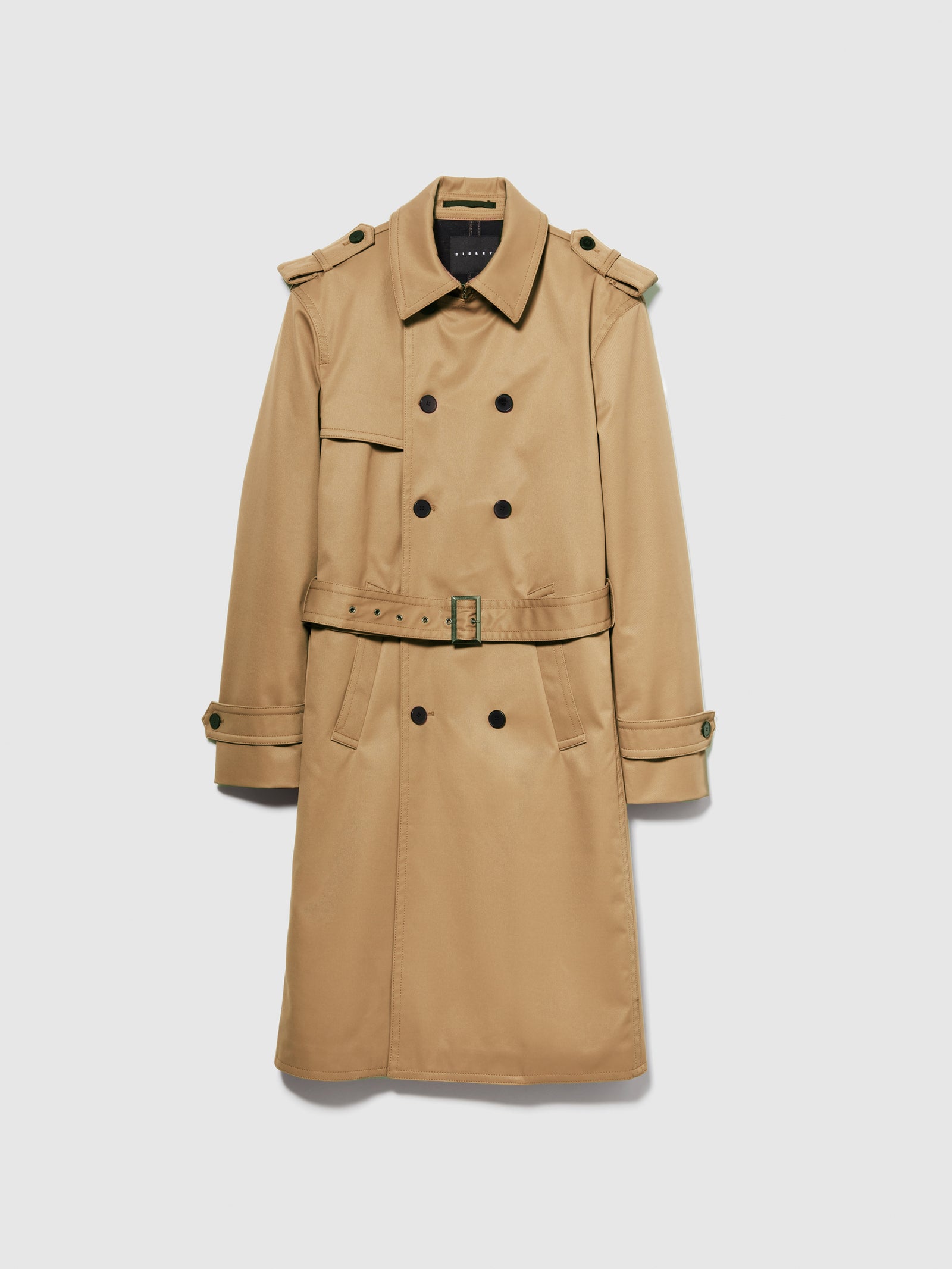 Trench con cintura da uomo rosso | Sisley Outlet