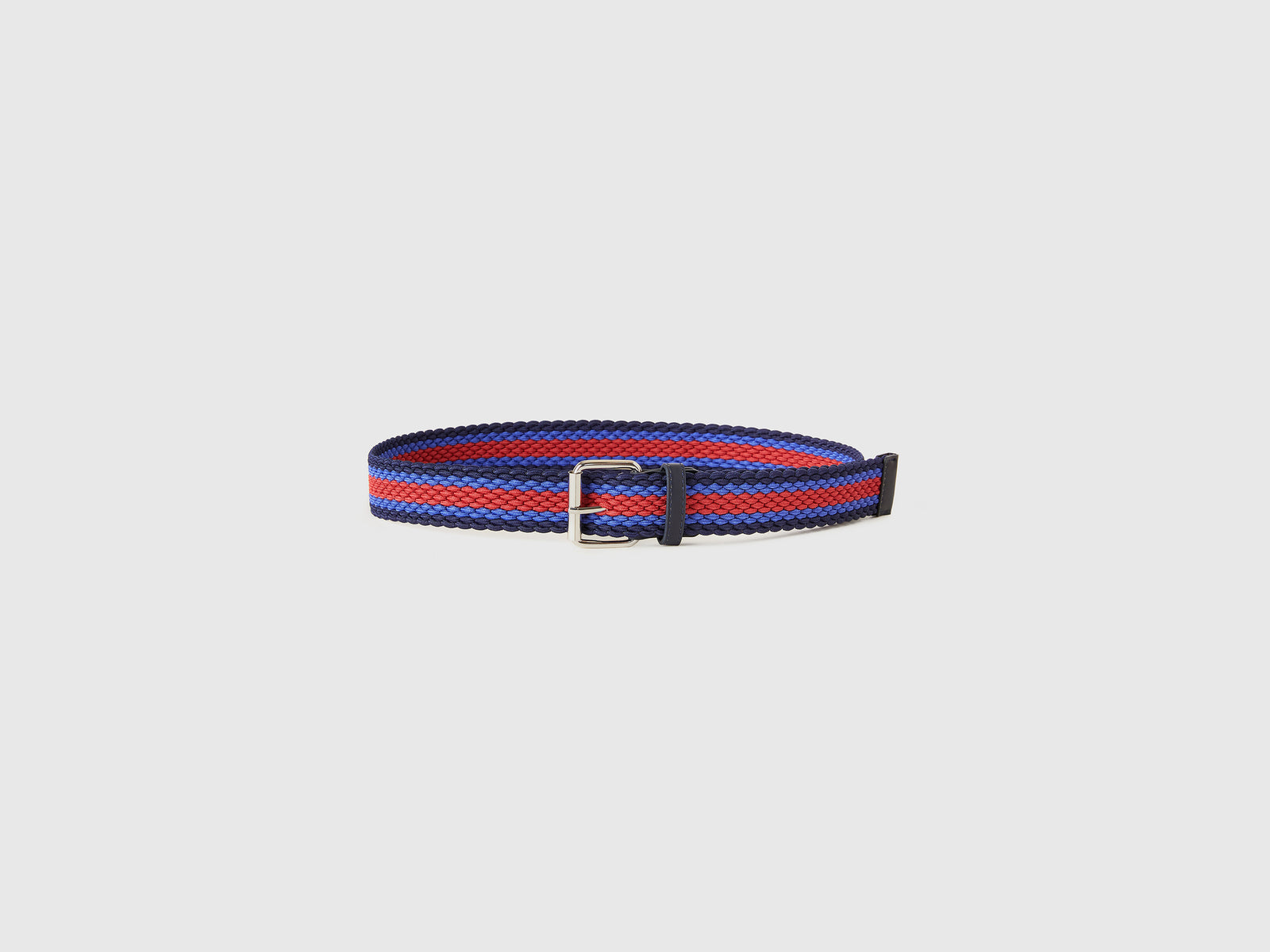 Cintura in nastro a righe da uomo blu scuro 3 | Benetton Outlet