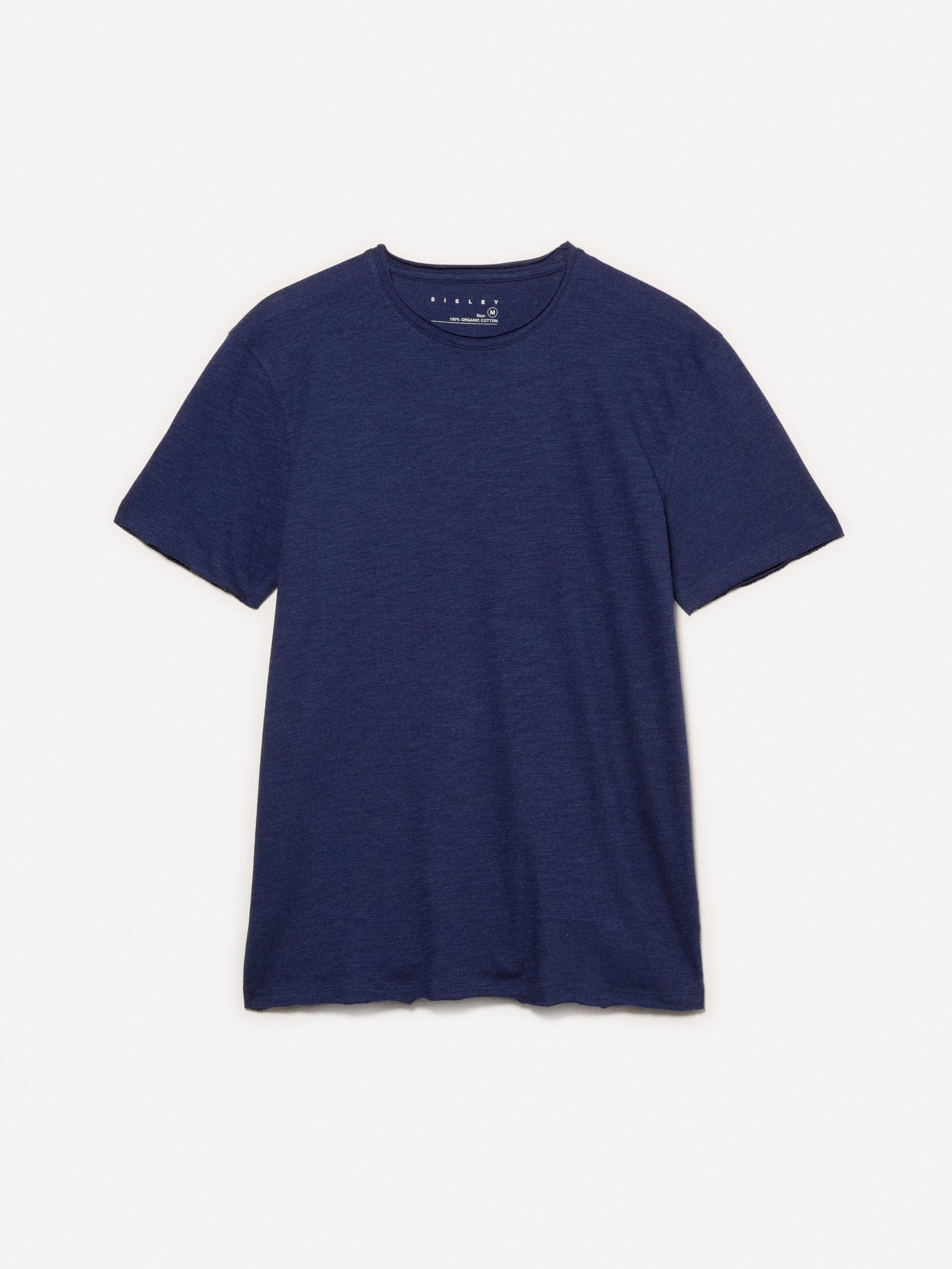 T-shirt a maniche corte slim fit blu da uomo blu scuro | Sisley Outlet