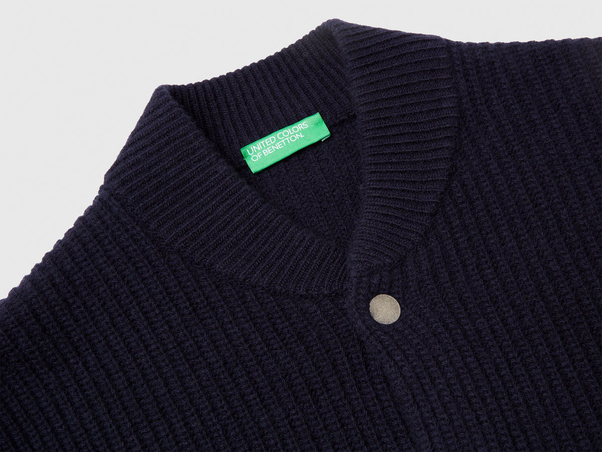 Cardigan in misto lana