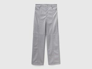 Pantaloni in tessuto spalmato