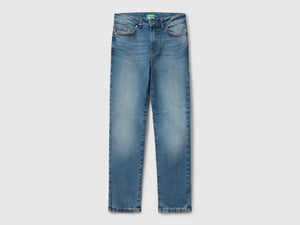 Jeans slim fit a vita alta