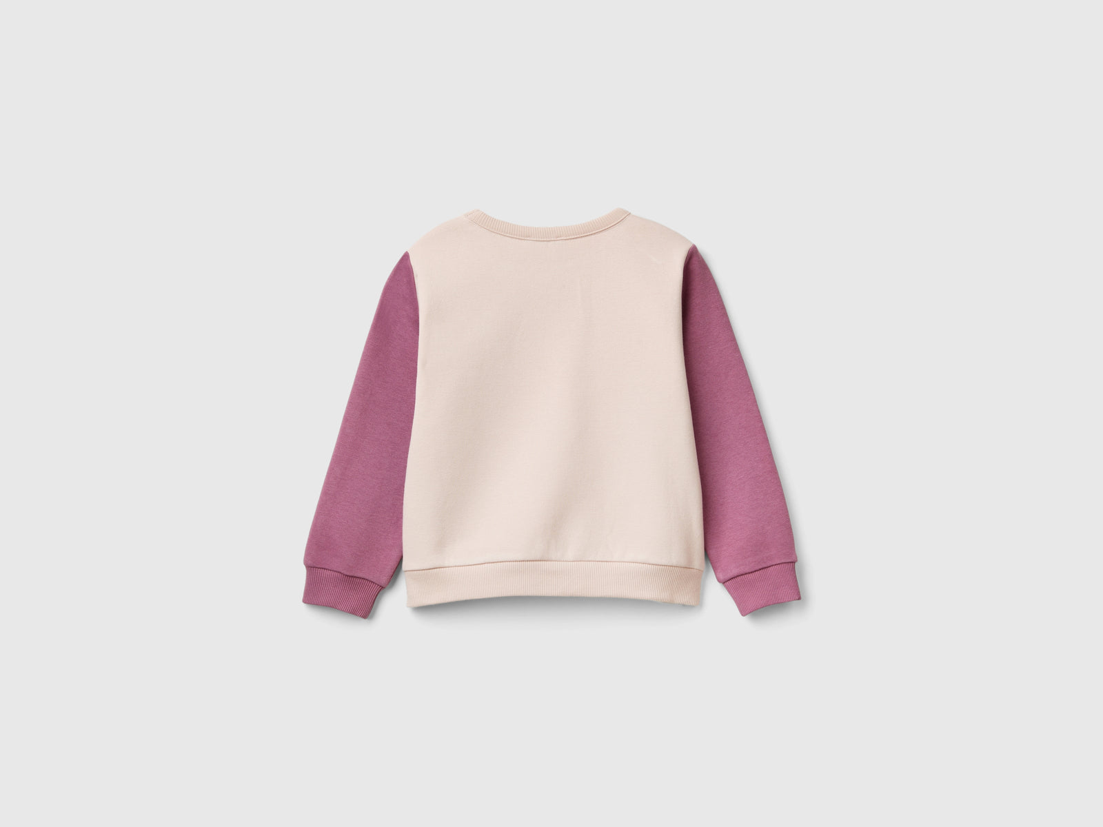 Felpa chiusa con stampa glitter da bimba multi-color 2 | Benetton Outlet