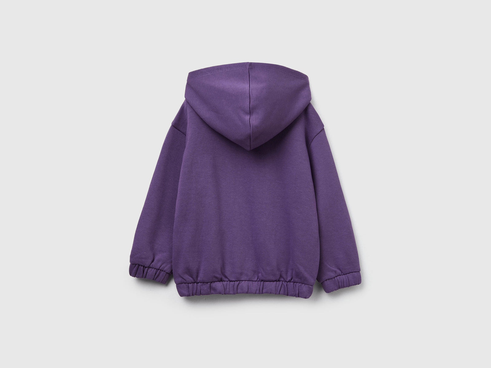 Felpa con cappuccio e paillettes da bimba viola 2 | Benetton Outlet