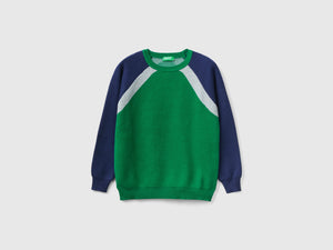 Maglia color block 100% cotone