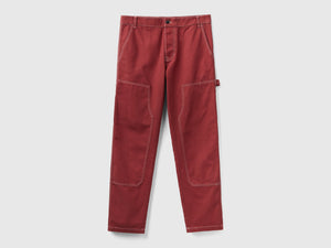 Pantaloni in tela di cotone