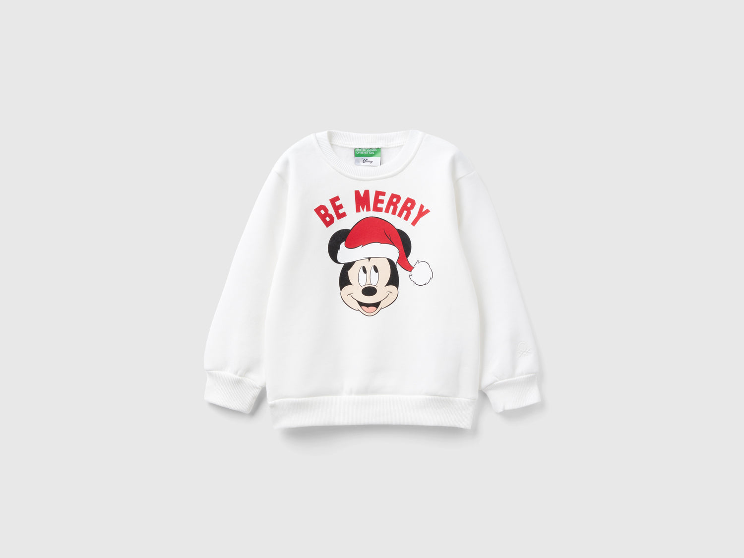 Felpa ©Disney natalizia da bimbo bianco | Benetton Outlet