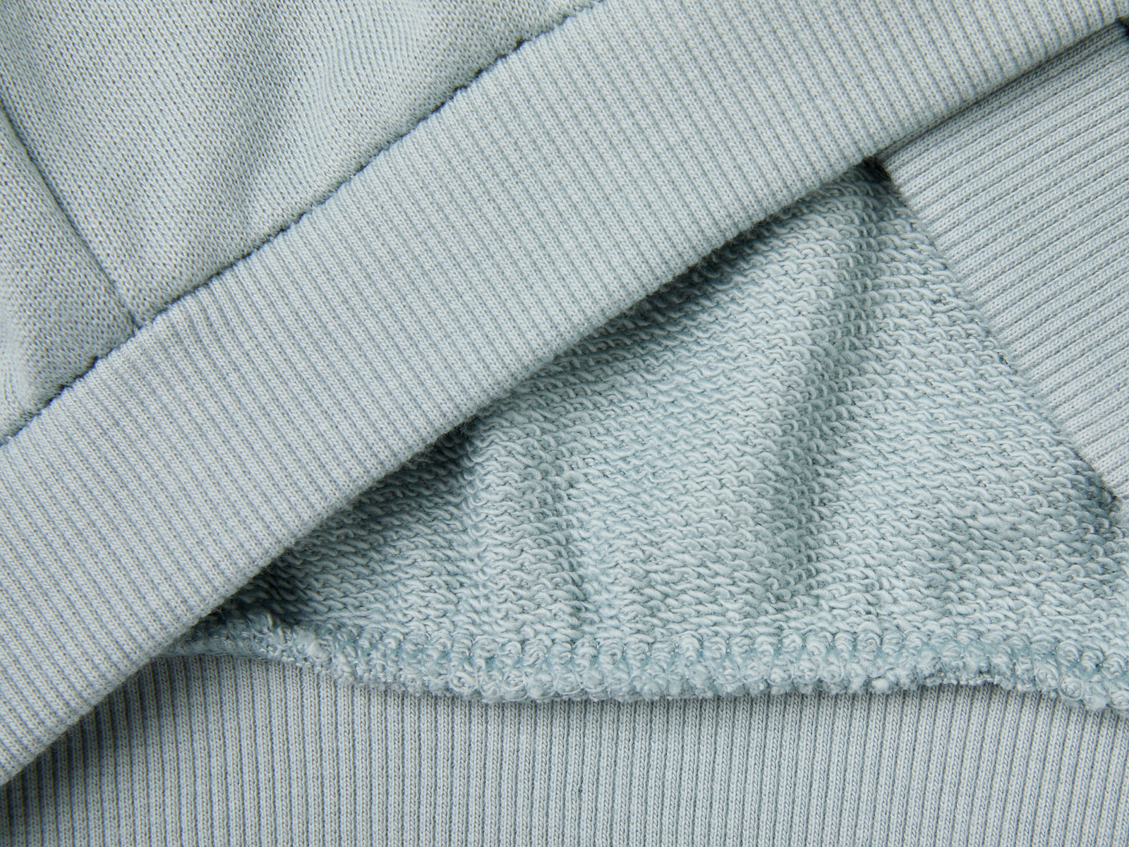 Felpa con cappuccio 100% cotone da bambina grigio perla 3 | Benetton Outlet