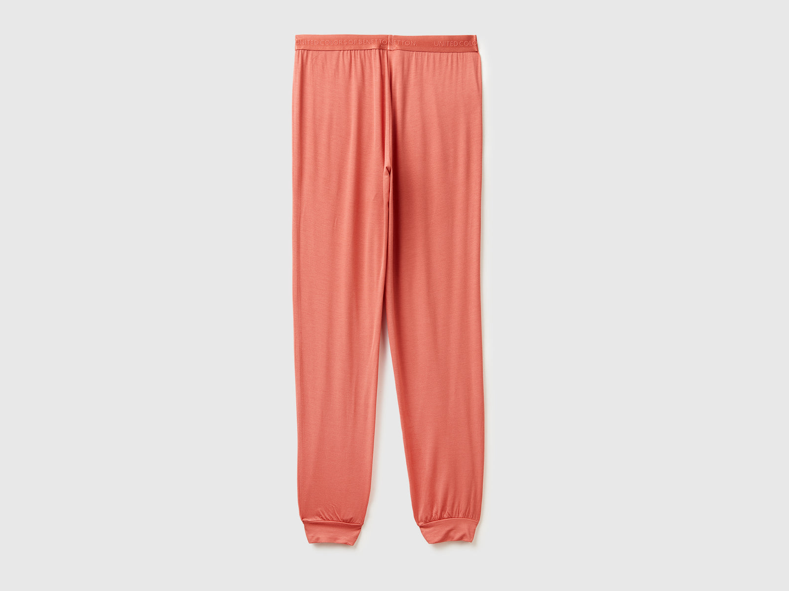 Pantaloni in Modal stretch da donna arancione 2 | Benetton Outlet