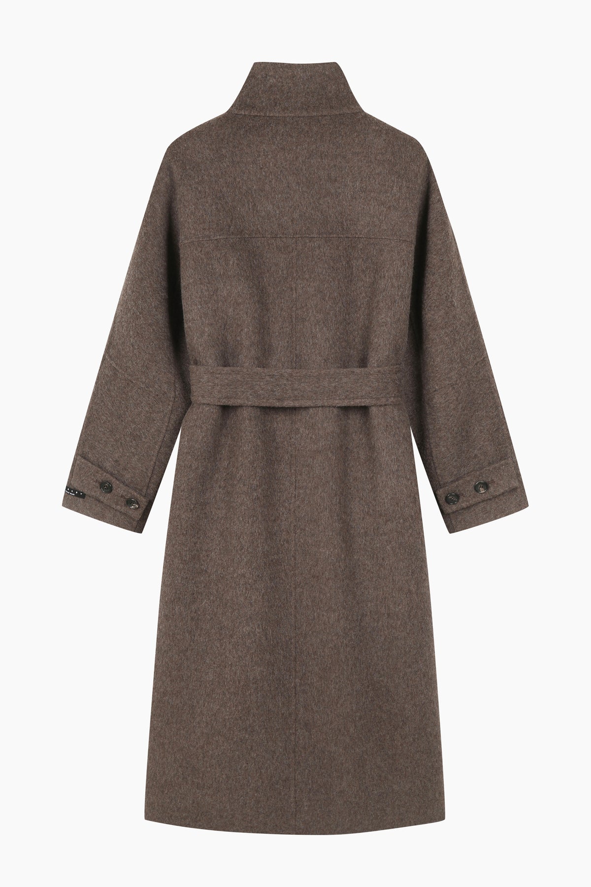 Cappotto 100% lana con cintura