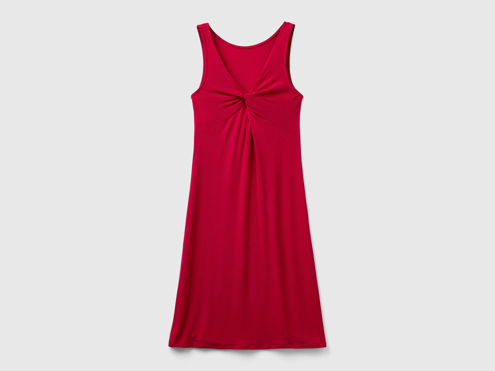 Abito reversibile in viscosa stretch da donna ciclamino 2 | Benetton Outlet