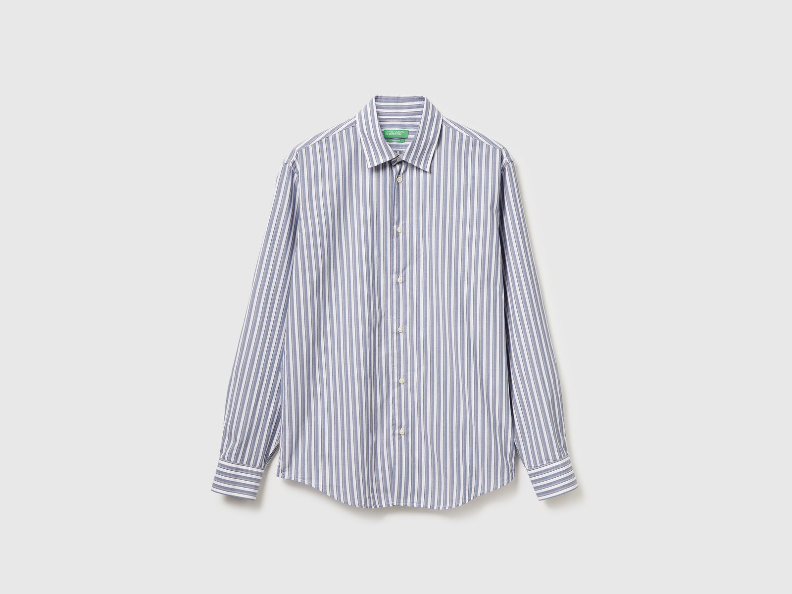 Camicia fantasia in cotone da uomo multi-color | Benetton Outlet
