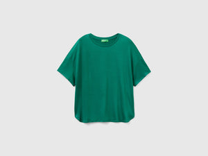 T-shirt in viscosa stretch
