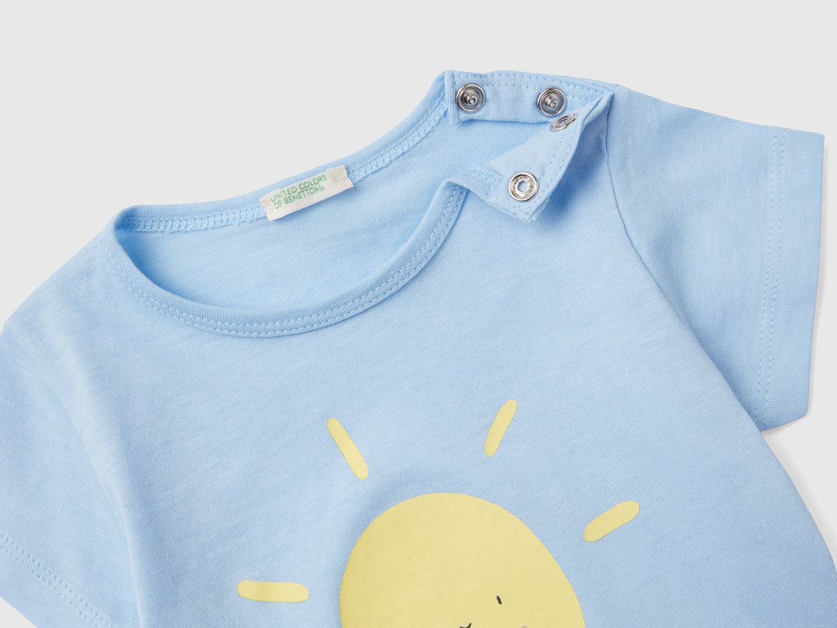 T-shirt in cotone bio con stampa