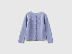 Cardigan con dettagli traforati
