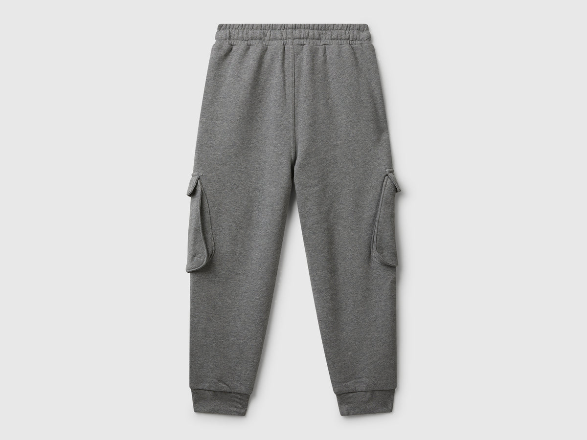 Joggers cargo in felpa