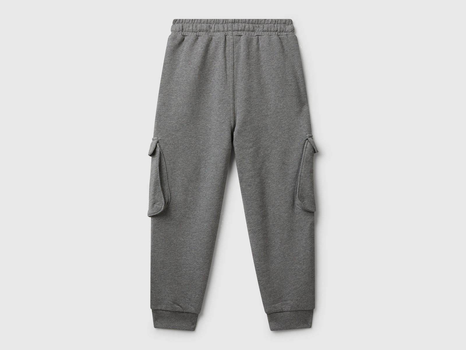 Joggers cargo in felpa da bambino grigio scuro 2 | Benetton Outlet