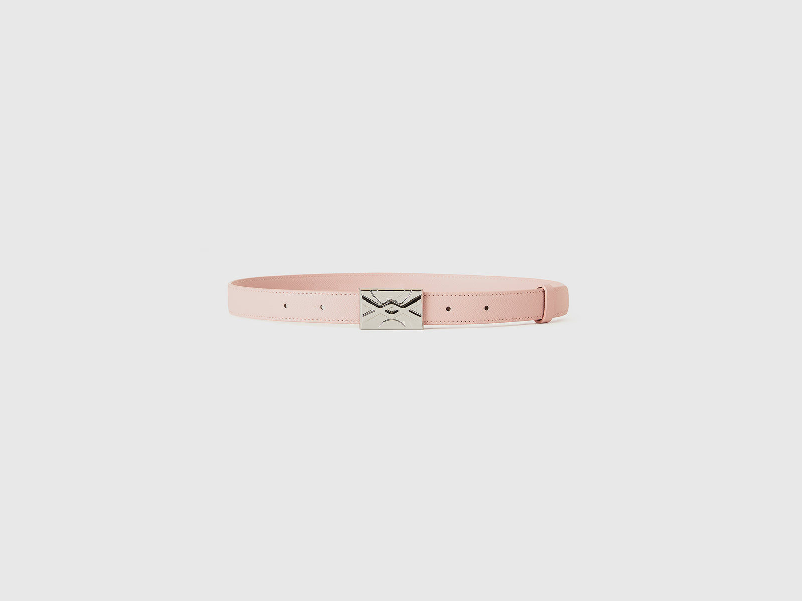 Powder pink thin belt da donna rosa tenue 3 | Benetton Outlet