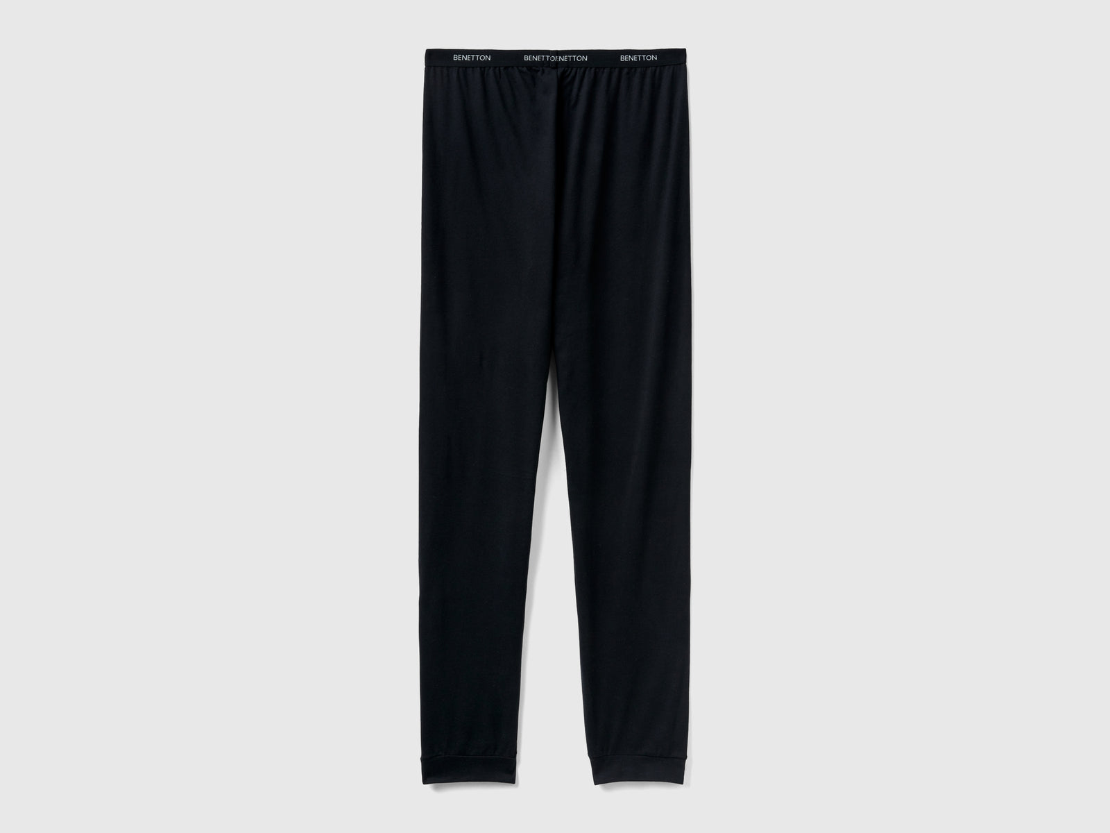 Pantaloni con elastico logato da donna nero 2 | Benetton Outlet
