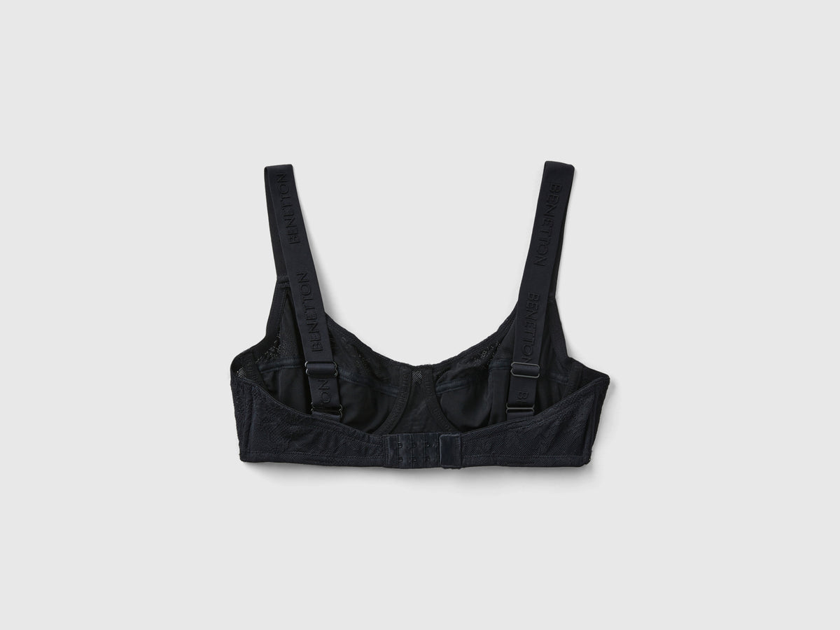Reggiseno coppa C in pizzo stretch
